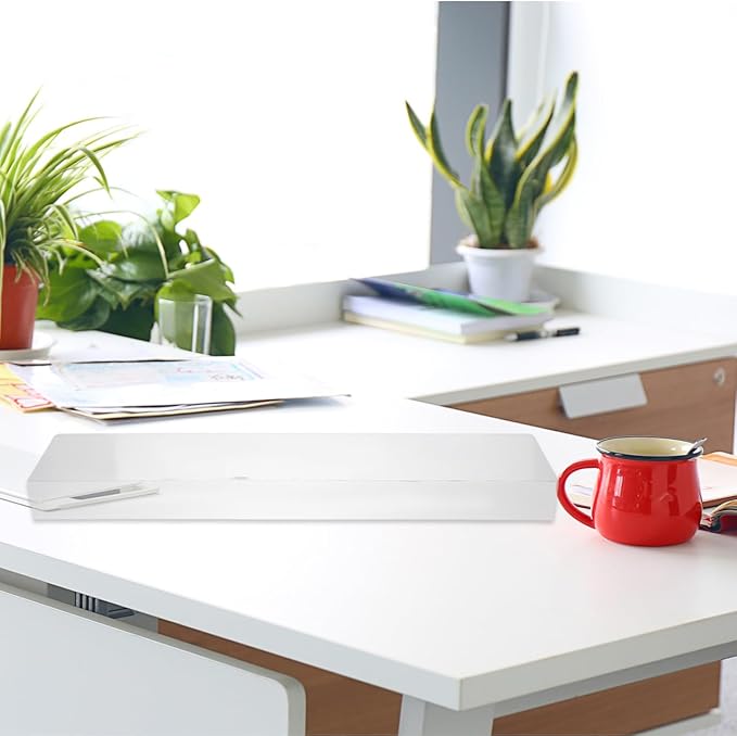 Countertop Gap Filler Board, Kitchen Sink Side Extension Board for Narrow Space, Desktop Maintenance and Home Organization, 19.7 x 3.9 Inch, White