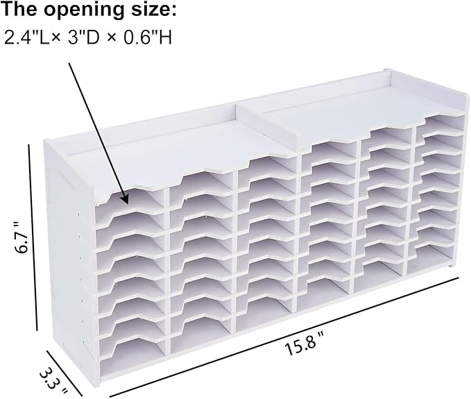 Krafetto 48 Grids Diamond Painting Tray Storage Holder Drill Pen & Multi-Boat Tray Organizer Rack Art Diamond Painting Accessories Kits, for Small Size Trays