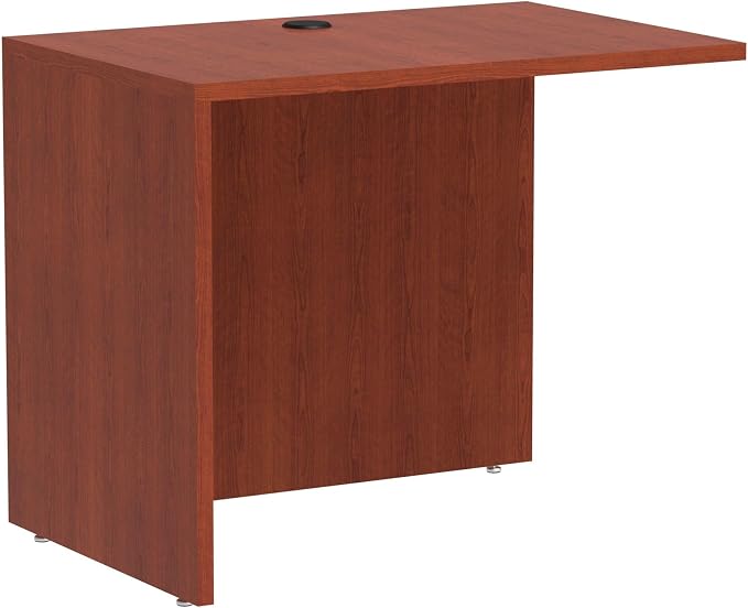 Alera Valencia Series 36 by 24 by 29-1/2-Inch Reversible Return Bridge Shell, Medium Cherry