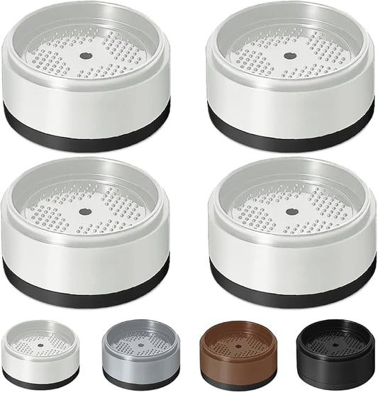 Bed Risers 1 inch, 2 inch, 3 inch, 4 inch Heavy Duty, Adjustable Furniture Riser for Table Desk Couch Sofa Chair Refrigerator Washing Machine, Stackable Bed Raisers Blocks (White 4 Pack, 1 inch)