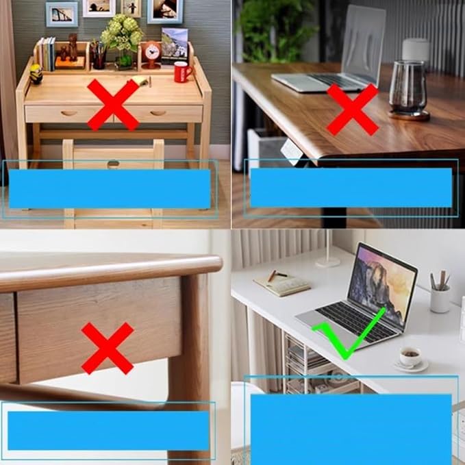 Foldable Desk Extender Tray with Clamp-On Mount for Office and Home Use, Ergonomic Arm and Wrist Support