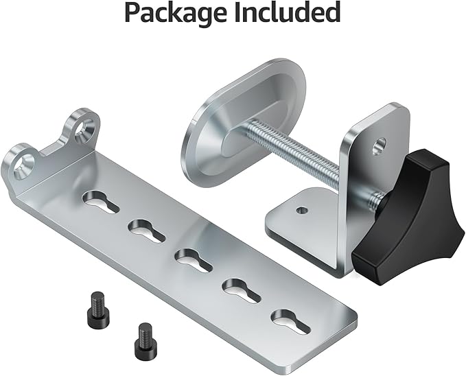 Freelift Desk C-Clamp Extension for Max 6 inch Thick Desktops, Monitor Mount C-Clamp Base, Fits MU8011B/MU8012B/MU8013B/MU8014B/MU8011W/MU8012W/MU8013W/MU8014W, Black