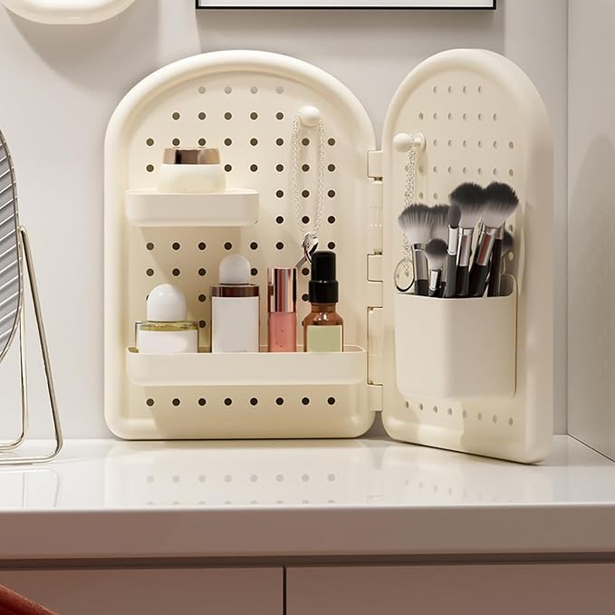 Space Efficient Corner Desk Organizers Pegboard Panel Easy Installation Storage Corner Desk Storage Shelf