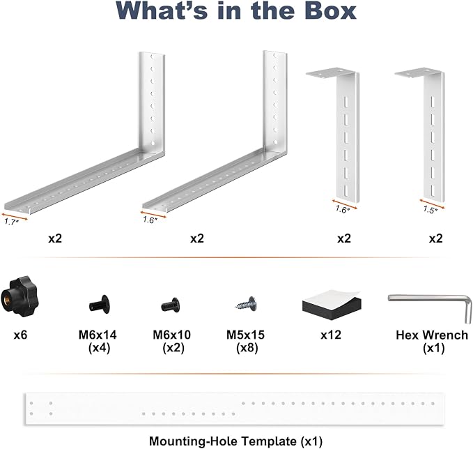 PUTORSEN Under Desk PC Mount for Mid/Mini-Tower Cases - Vertical/Horizontal CPU Holder up to 77 lbs, Space-Saving Computer Rack for ATX/Micro-ATX/Mini-ITX (White)