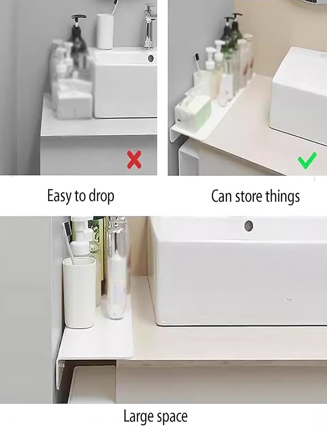 Desktop Extended Stora Rack, Side Widening Extension Board, Woodern Countertop Filling Panel, Ran Gap Cover for Small Place, for Office, Study, Kitchen (Size_Name 80x60cm/31.5x23.6in)
