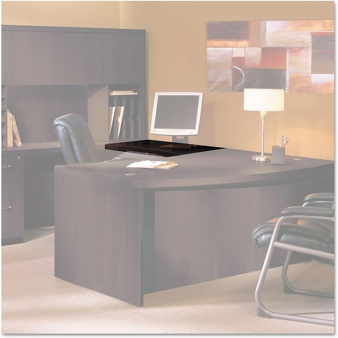 Mayline Aberdeen 42"" x 24"" Contour Bridge in Mocha