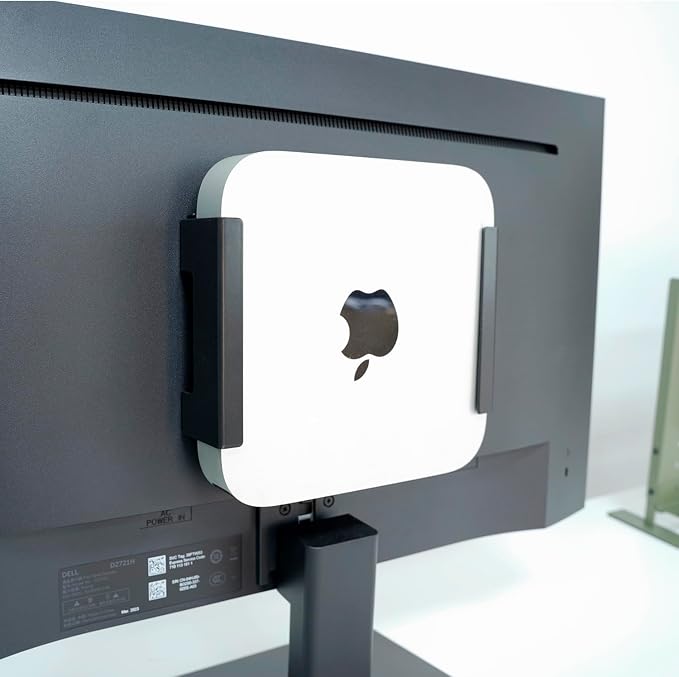 Under Desk or Monitor Vesa Metal Mount for Mac mini M1/M2 pro | All metal ,soft padding ,space saving,Includes Full Installation Kit,Easy Install
