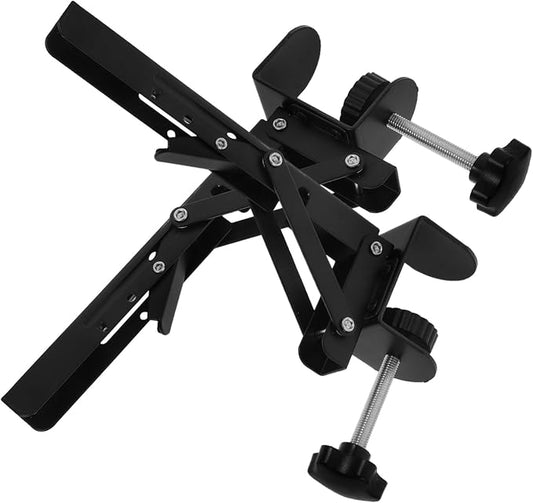 2PCS Adjustable Clamp-On Desk Extender Drawer Ergonomic Keyboard Stand for Arm Support No Drilling Needed Compatible Desks