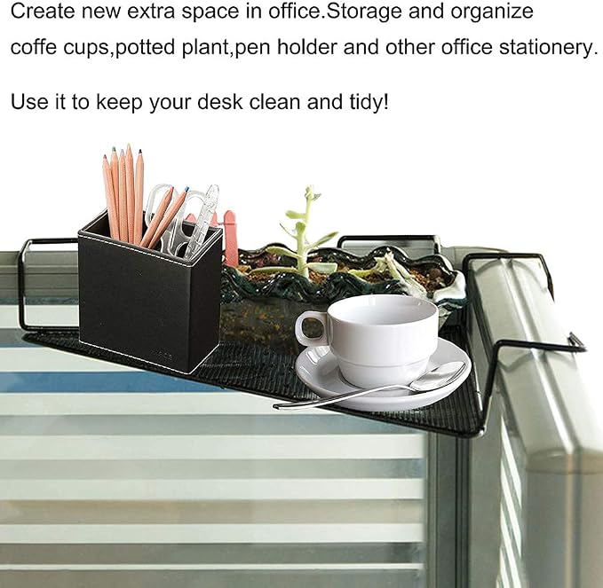 Gaweb Corner Plastic/Metal Freestanding Stackable Organizer Shelf for Bathroom,Iron Square Triangle Office Cubicle Corner Shelf Storage Rack Sundries Organizer - Triangle*