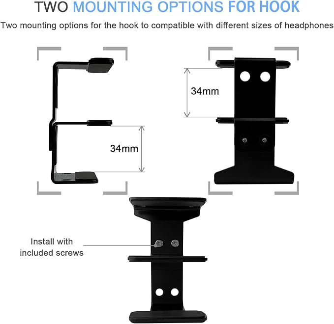 IFCASE 2 Tier Under Desk Laptop Mount, Double Decker Metal Under Desk Shelf Holder for Laptop, MacBook Pro, Keyboard with Anti-Scratch Silicone (Black)