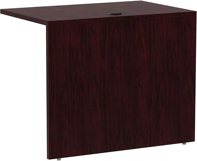 Alera Valencia Series 36 by 24 by 29-1/2-Inch Reversible Return Bridge Shell, Mahogany