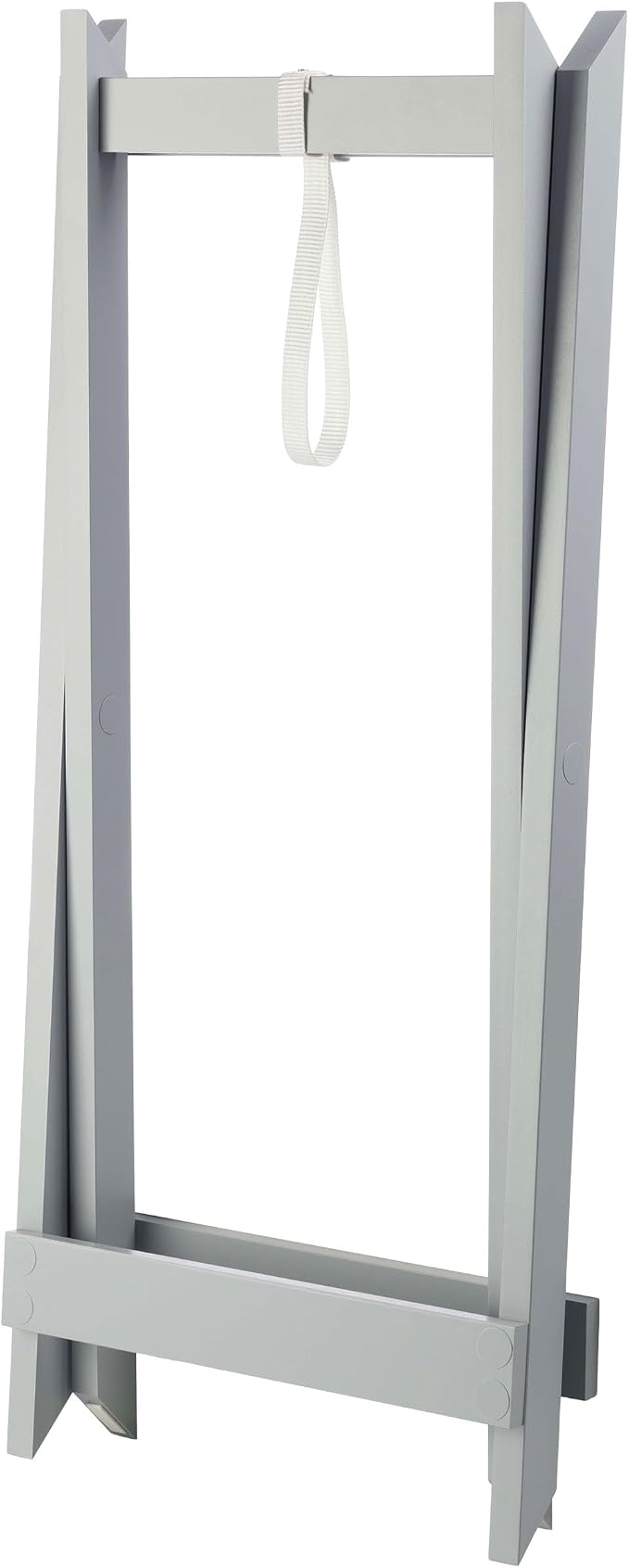Lavish Home Folding TV Tray Table - Contemporary Side Table with Removable Tray Top for Food Serving, Meals, or Decor in Living Room, Bedroom, or Home Office (Gray)