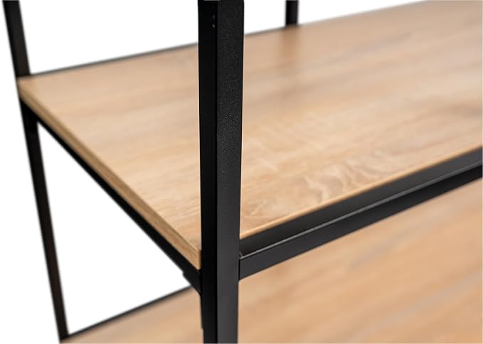 CB Home Square Corner Desk w/Open Shelves - Modular Shelving System Customizable with 30+ Free Combinations- Contract Grade Quality