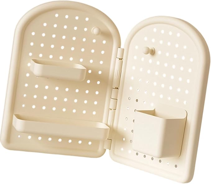 Space Efficient Corner Desk Organizers Pegboard Panel Easy Installation Storage Corner Desk Storage Shelf