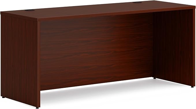 HON HONLCS6624LT1 66 in. Shell Credenza Mahogany, Brown