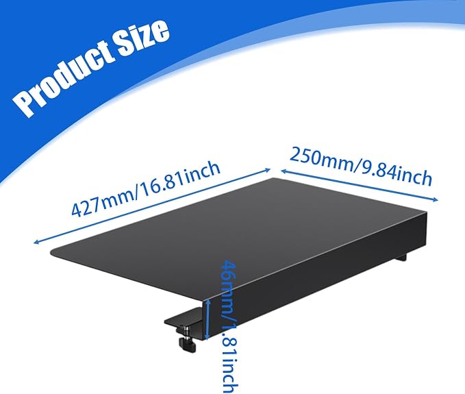 Clamp on Corner Desk Connector Sleek Platform