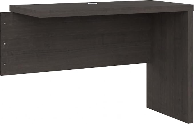 Bush Business Furniture Echo Desk Return/Bridge, Charcoal Maple