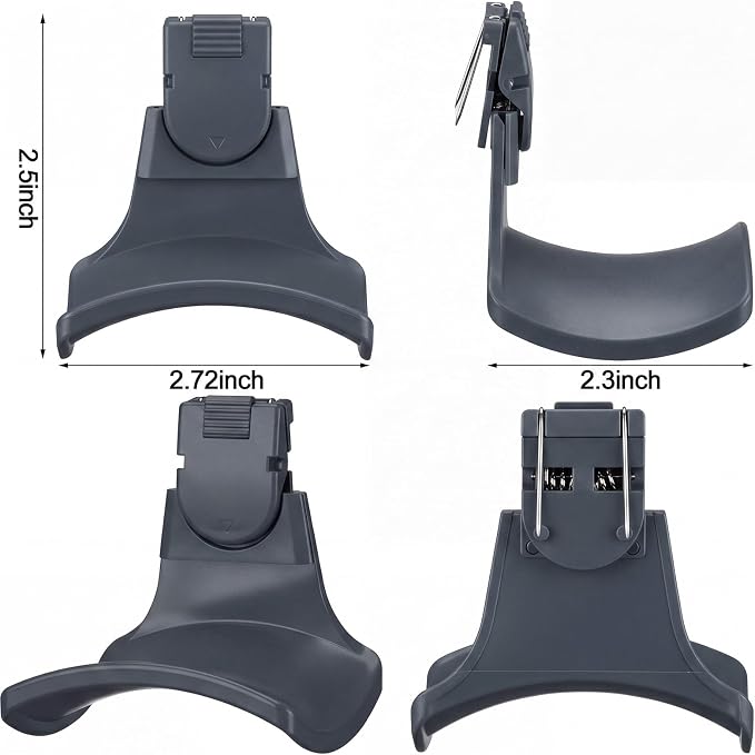 5 Set Fabric Wall Headphones Hook for Cubicle Organization Headset Stand for Desk Office Accessories Cubicle Decorations (Blue Series)