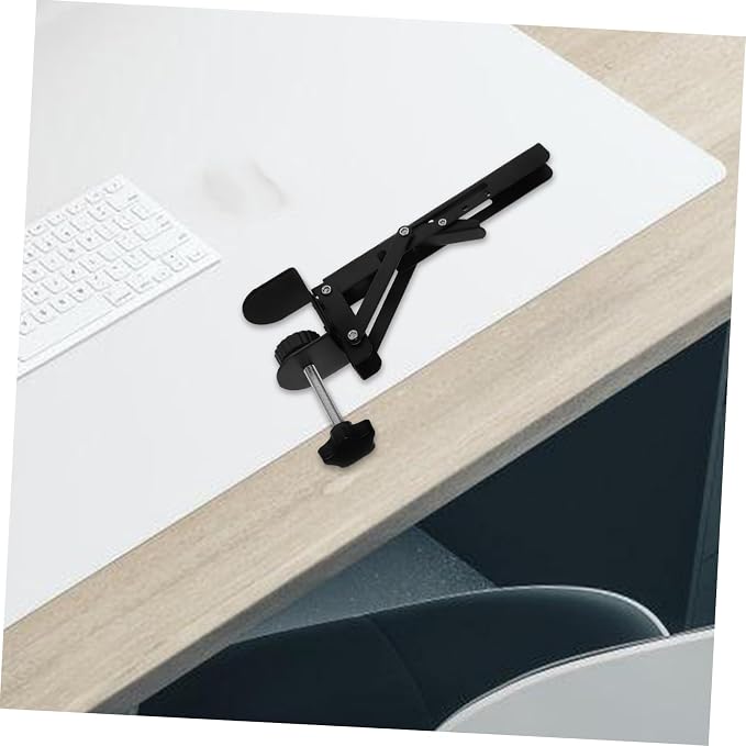 ULTECHNOVO 2pcs Adjustable Desk Extender Shelf for Computer Arm Rest Ergonomic Keyboard Stand with Foldable Design Desktop Extension Bracket No Drilling Required for Use