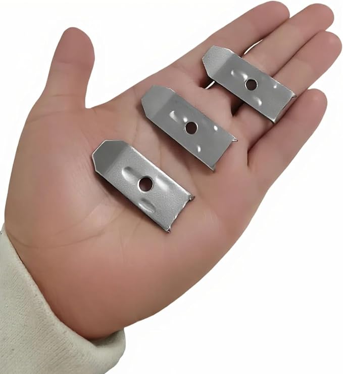 12 Sets Table Leaf Levelers & Locks with Sliding Aligner Bars, Heavy Duty Table Extension Hardware for Dining Tables, Desks, Buffets & Cabinets, Metal Horizontal Buckle Latches Connectors (Silver)