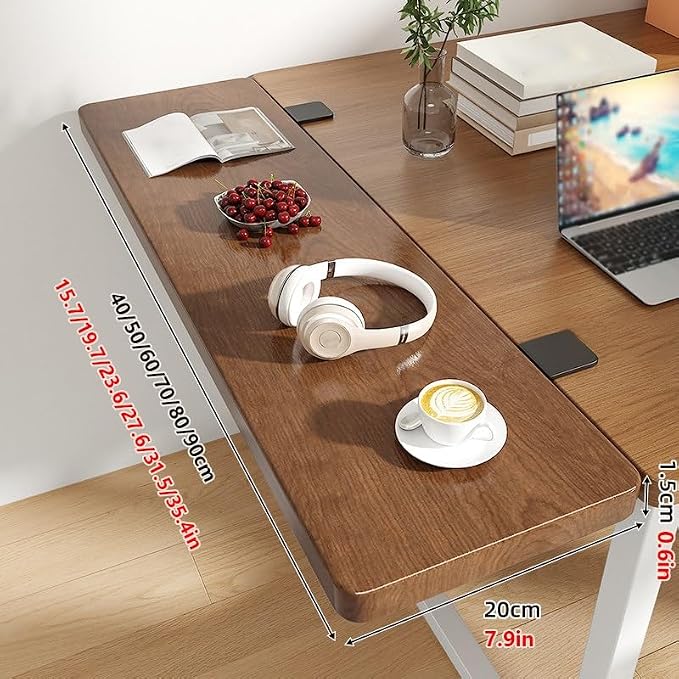 Foldable Desk Extension Tray,Drill-free Clamp-on Storage for Desk Sides,Suitable for Desktops,Offices,and Home Use,High Weight Capacity(70cm/27.6in)