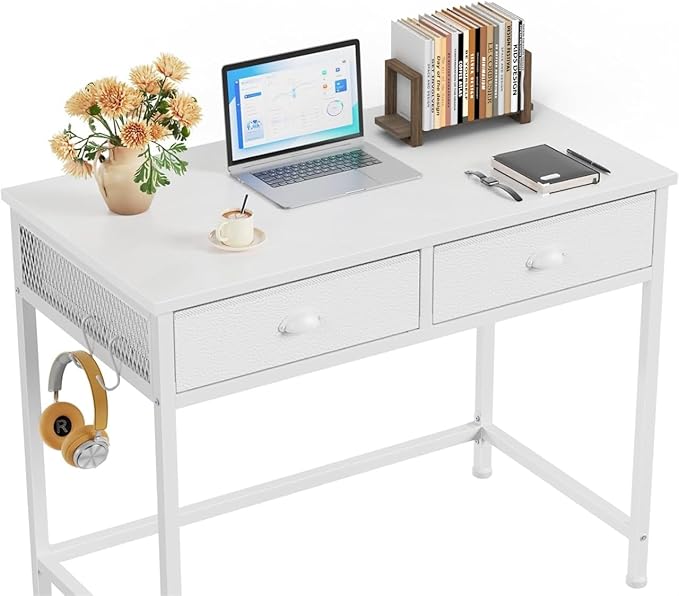 Adjustable Desktop Bookshelf Wooden Desk Book Holder Organizer Tabletop Bookshelf Mini Book Shelf Magazine Files Letters Storage Racks for Home Office Supplies, Great for Small Space, Dark Brown
