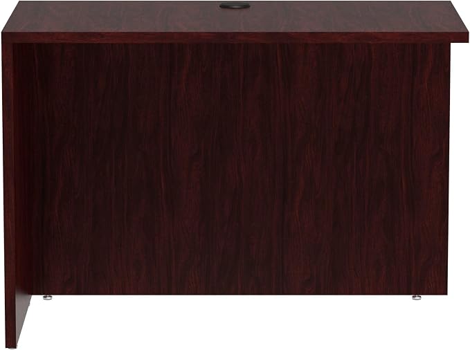 Alera Valencia Series Reversible Return/Bridge Shell, 42 x 23-5/8-Inch, Mahogany