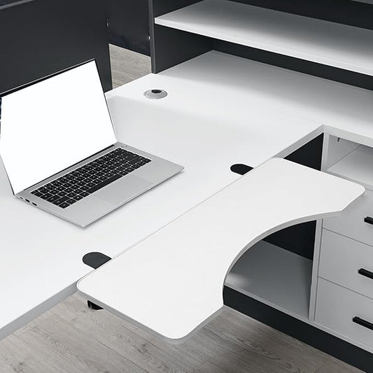 Desktop Extension Board Foldable Desk Extender Versatile Desk Tray for Home & Office Expandable Workspace Solution Office (Style a 65x25 CM)