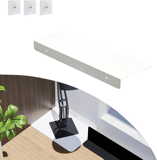 Metal Kitchen Refrigerator Gap Partition Countertop Gap Extension Board, Refrigerator Side Partition, Gap Covers Between Countertop And Walls, No Drill (White, 11.81 * 7.87inch)