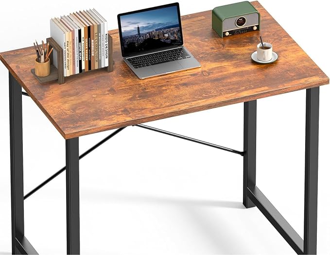 Adjustable Desktop Bookshelf Wooden Desk Book Holder Organizer Tabletop Bookshelf Mini Book Shelf Magazine Files Letters Storage Racks for Home Office Supplies, Great for Small Space, Dark Brown