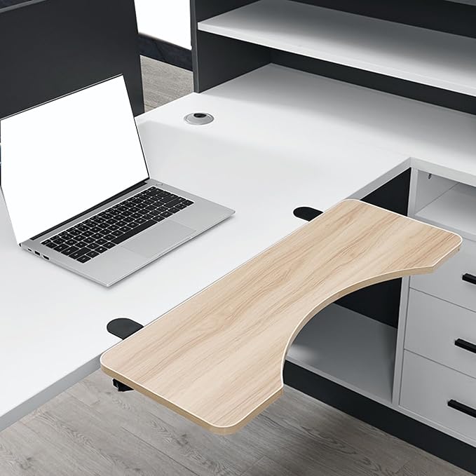 Desktop Extension Board Foldable Desk Extender Versatile Desk Tray for Home & Office Expandable Workspace Solution Office (Style C 52x25 CM)