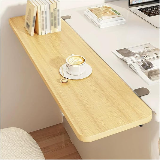 Adjustable Desk Keyboard Tray Extender, 90-Degree Foldable Desk Extension Panel, Clip-on Desktop Organizer for Office, Dining Table, Bookshelf, and Window Use Color2 20x60cm (7.9inx23.6in)
