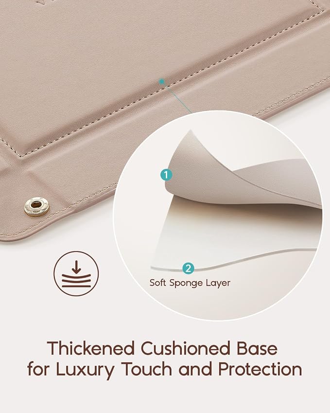 VLANDO Valet Tray Organizer, PU Leather Catchall Tray for Office | Warm PU leather desk tray for office, entryway and nightstand storage, keeping keys, phone, wallet and coins tidy