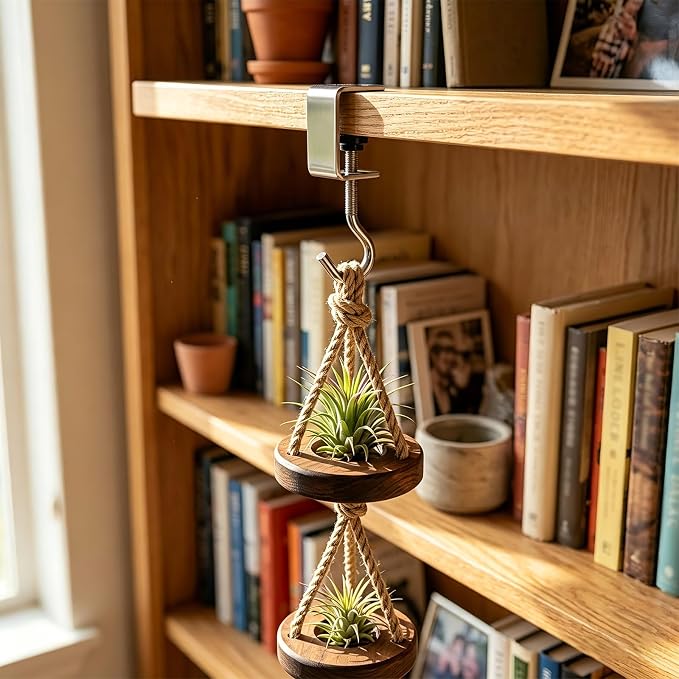 Adjustable Metal Table Hooks for Hanging Purses and Headphones on the Desk at Home and Office, 2-Pack