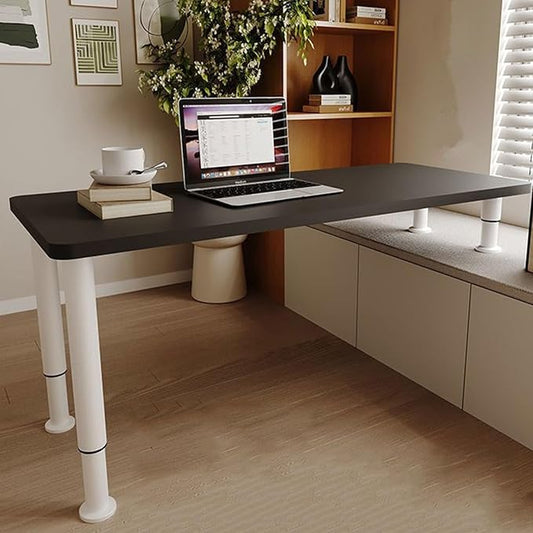 Work Desk Extension Table,Adjustable Home Desk,Height Adjustable,for Bay Window,Home Office Desks for Bedroom,for Writing,Executive,Study,Work(Black,140 * 40cm/55 * 16in)