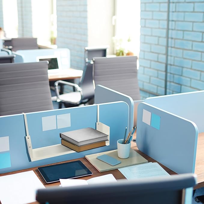 Lineshading Office Cubicle Shelf Storage Organizer Hanging File Organizer Cubicle Hanging Shelf Accessories Storage Bookshelf with Hooks for Home Desk