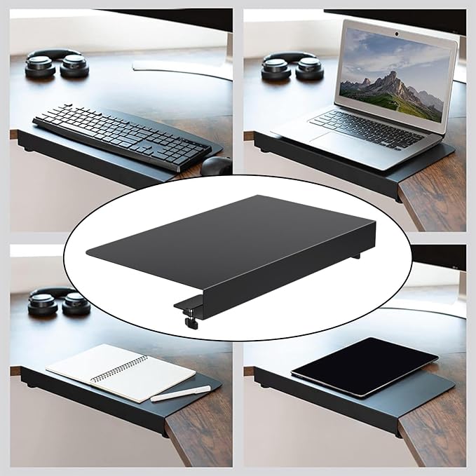 Clamp on Corner Desk Connector Sleek Platform
