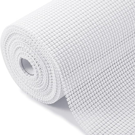 iwtmm Drawer Shelf and Cabinet Liners Non-Adhesive Extra Strong Grip - Keep Items in Place for Kitchen, Bathroom, Office & Wardrobe, Heavy Duty Anti-Slip Liners for Cabinets, Cupboards, Drawers
