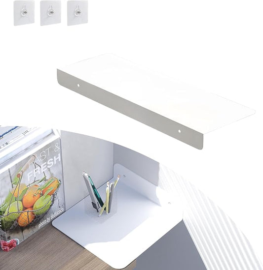 Metal Kitchen Refrigerator Gap Partition Countertop Gap Extension Board, Refrigerator Side Partition, Gap Covers Between Countertop And Walls, No Drill (White, 7.87 * 7.87inch)