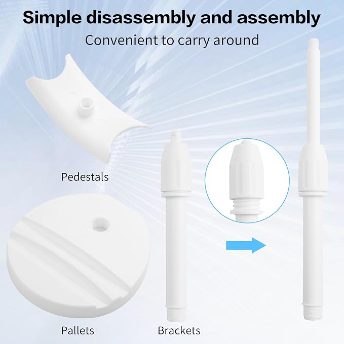 YAODHAOD Desktop Headphone Stand, Universal Headphone Holder with Phone Holder,Anti-Slip Base, for Desk, Office, Home Headphones Support Accessory (White)