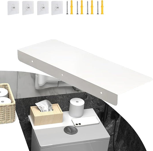 Metal Kitchen Refrigerator Gap Partition Countertop Gap Extension Board, Refrigerator Side Partition, Gap Covers Between Countertop And Walls, No Drill (White, 15.7 * 5.9inch)