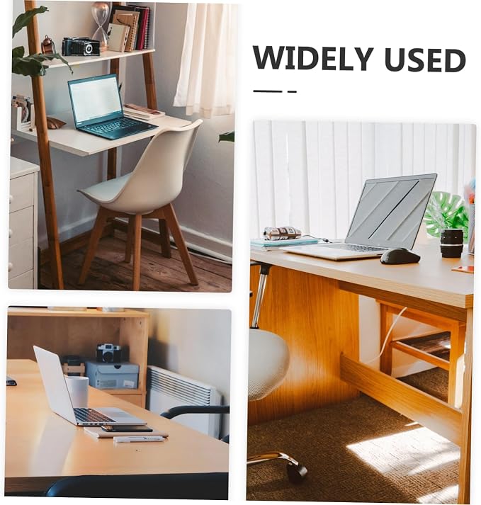 KALLORY 2sets Computer Desk Extension Board Desk Extender Keyboard Tray No Drilling Installation