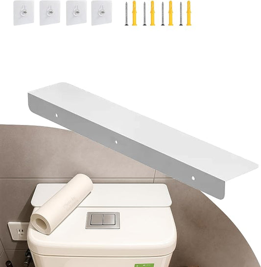 Metal Kitchen Refrigerator Gap Partition Countertop Gap Extension Board, Refrigerator Side Partition, Gap Covers Between Countertop And Walls, No Drill (White, 15.75 * 3.93inch)