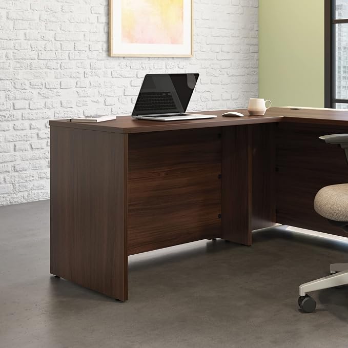 OfficeWorks by Sauder Affirm 42'' Commercial Return for Executive Desk, L: 23.47'' x W: 45.16'' x H: 29.29'', Noble Elm