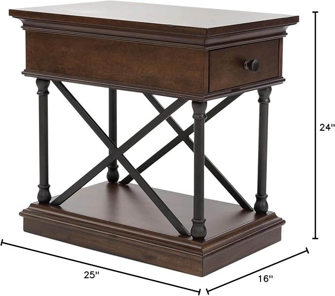 LIBERTY FURNITURE INDUSTRIES, INC. Tribeca Drawer Chair Side Table