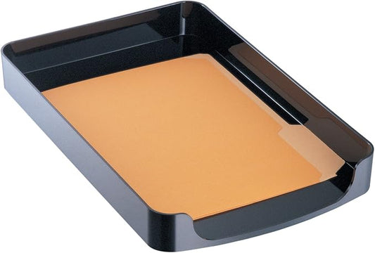 Officemate 2200 Series Executive Legal Tray, Front Load, Black (22242)
