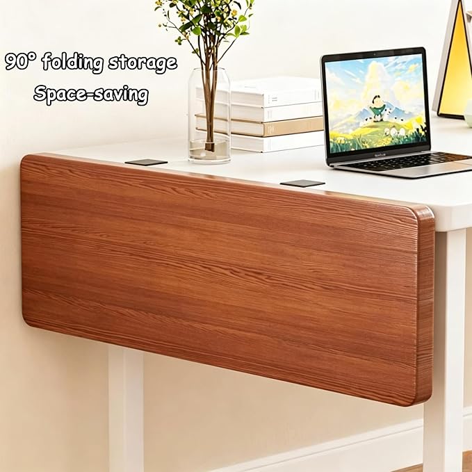 Ergonomic Desktop Extension Tray, 90°Foldable Desktop Side Extension Panel, Suitable for Widening Desktops in Home and Office Black A 60 * 25cm/23.6 * 9.8"