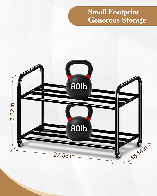 2-Tier Under Desk Filament Storage Rack, 3D Filament Storage Rolling Cart Holds 40+ 3D Printer Filament, Adjustable Filaments Rack for 250g-1KG Spools, Perfect for 3D Printing Studio, Office Workshop