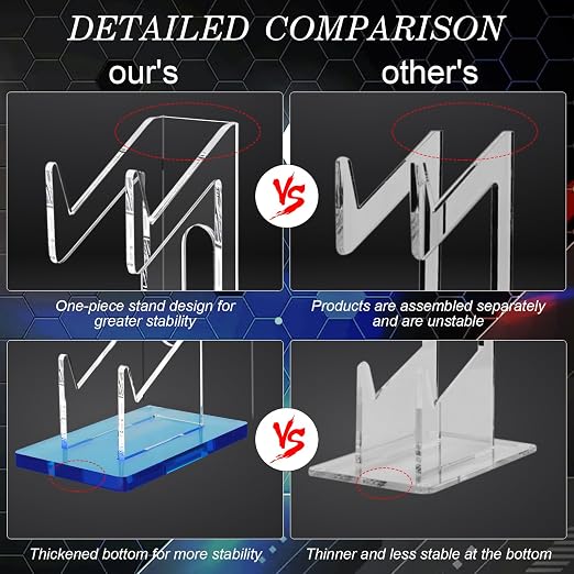 FYY 2-Tier Game Controller Stand - Universal Dual Controller Holder, Blue Display Stand - Compatible with Nintendo Switch, Xbox, PS5, PS4 - Desk Mounts