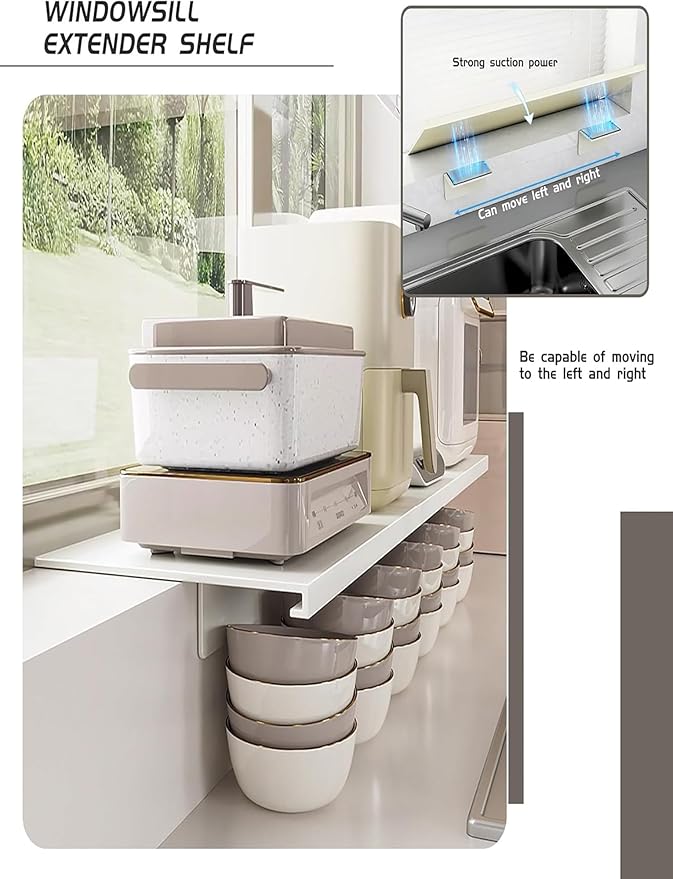 Desktop Extended Stora Rack, Side Widening Extension Board, Woodern Countertop Filling Panel, Ran Gap Cover for Small Place, for Office, Study, Kitchen (Size_Name 80x60cm/31.5x23.6in)